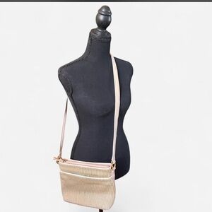 Liz Claiborne Stylish Beige Crossbody Bag